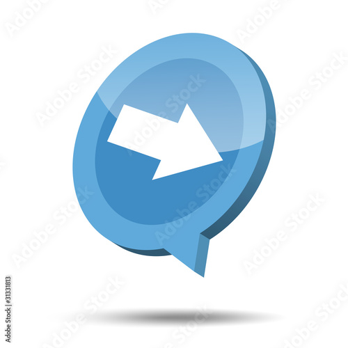 Free Download 3d right arrow icon - GFXLoad