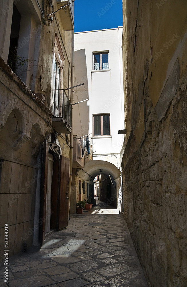 Alleyway. Bari. Apulia.