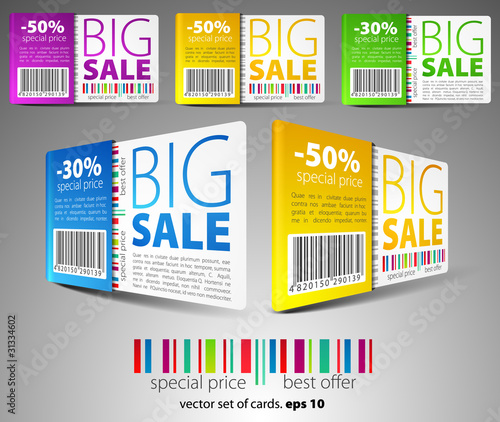color vector sale cards