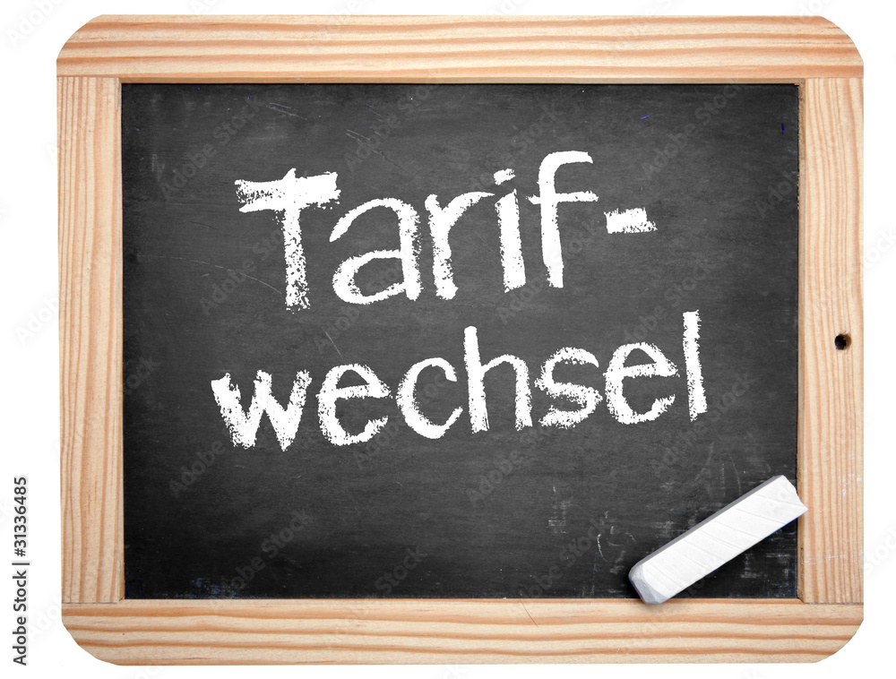 Obraz premium Tarifwechsel