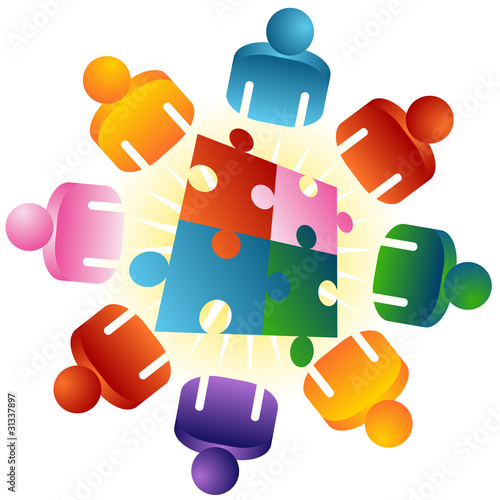 Roundtable Puzzle Solving Team