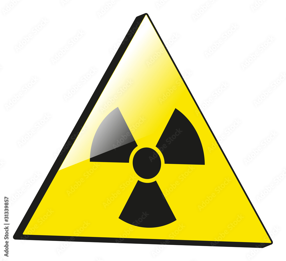 Fototapeta premium 3d-radioaktiv