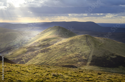 Landscape from Scotland's Pentlands Hills photo