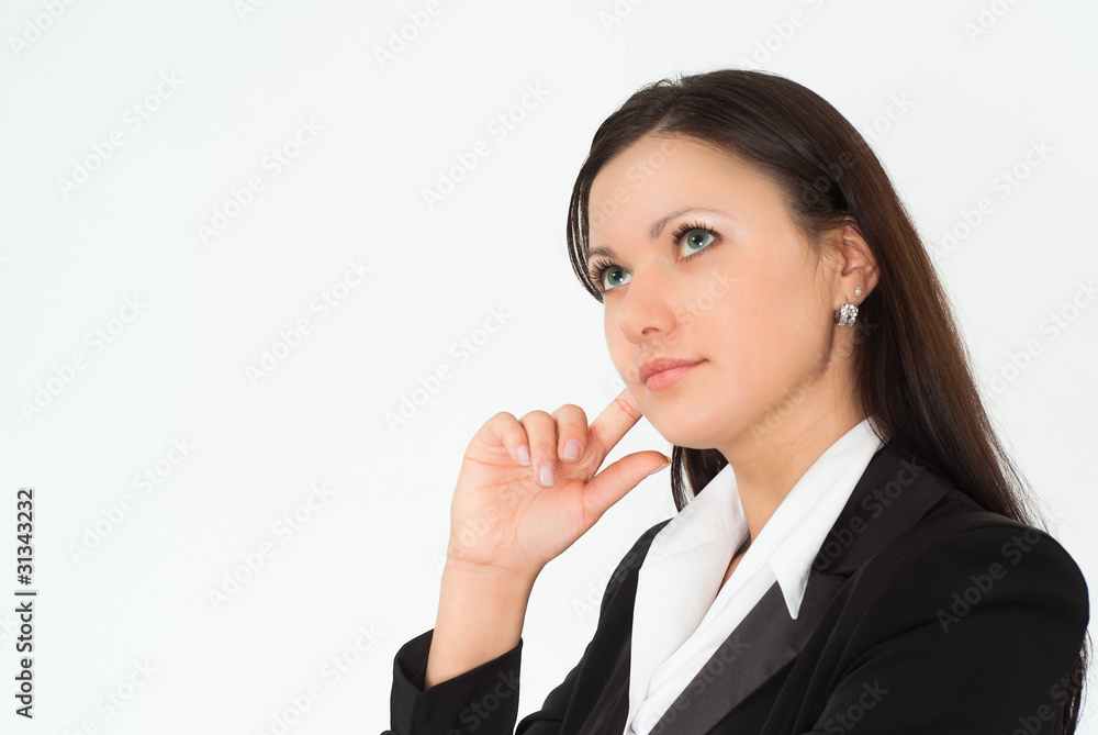 beautiful woman in a business suit beautiful woman in a business suit