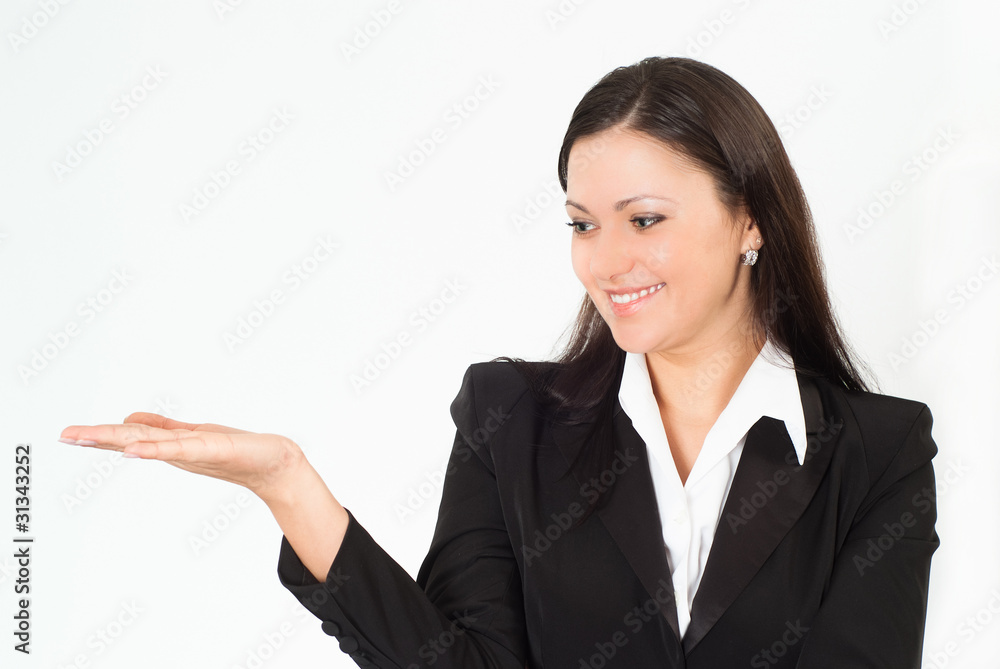beautiful woman in a business suit beautiful woman in a business suit