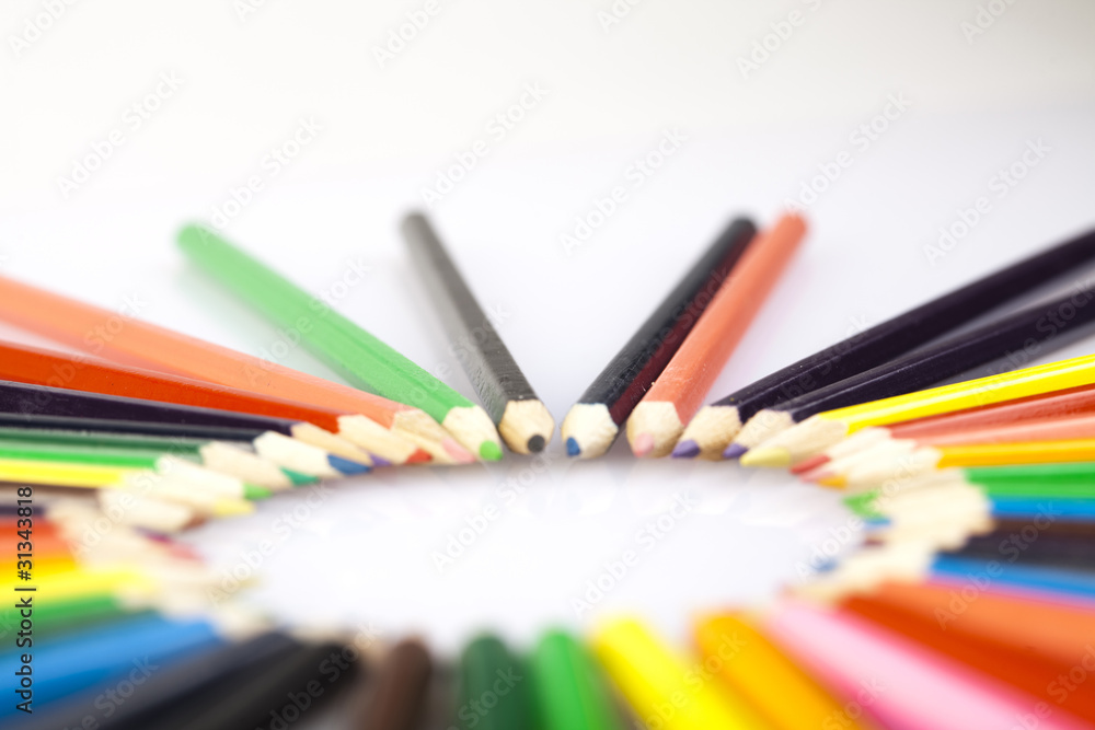 Naklejka premium pencils