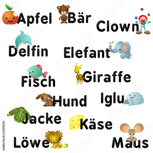 A-Z deutsch, schwarz, Namen Teil 1