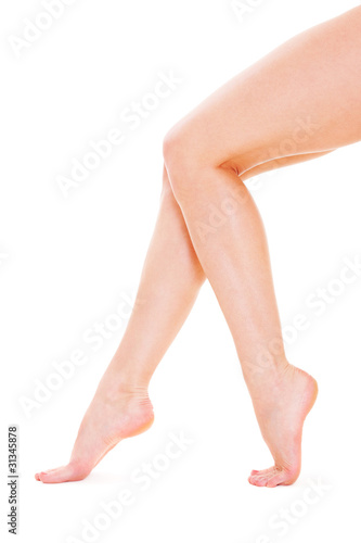 beautiful woman's legs