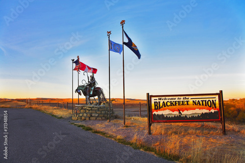 Reservation  blackfeet Indians