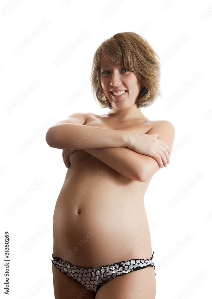 Pregnant topless girl Pregnant topless girl
