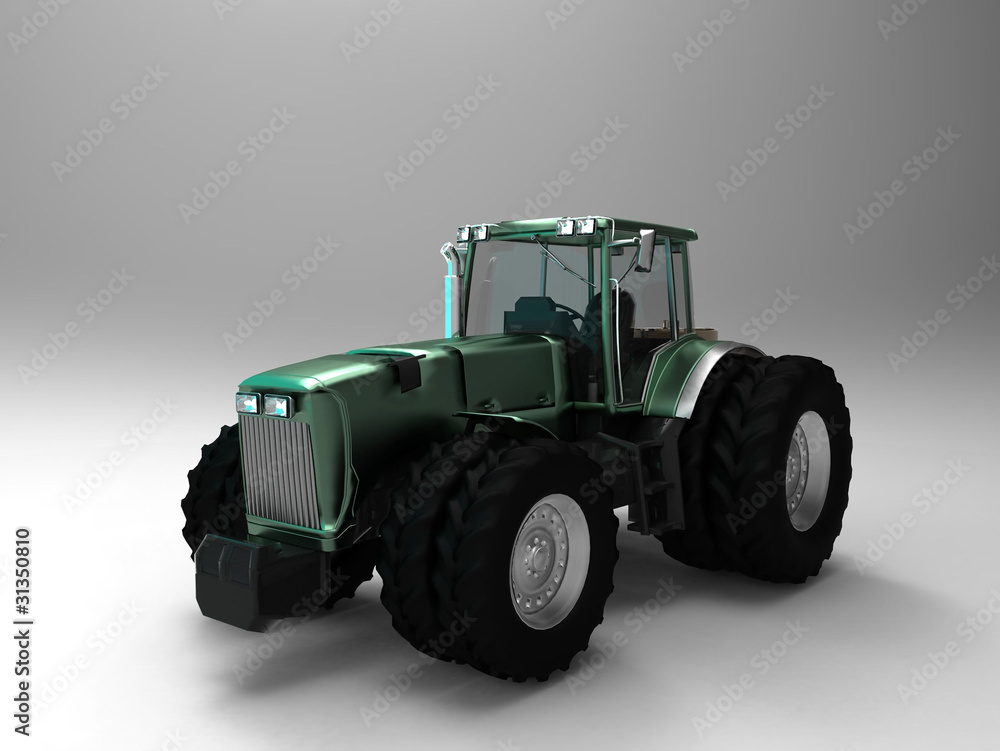 Obraz premium le tracteur