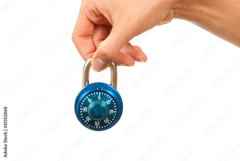 Blue locked Master Combination Dial lock Blue locked Master Combination Dial lock
