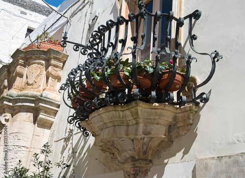 Historic balcony. photo