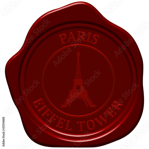 eiffel tower sealing wax