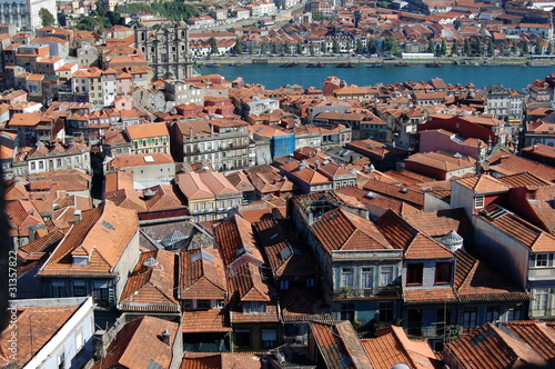 Obraz na płótnie Porto view w salonie