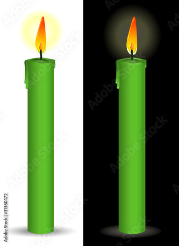 green candle