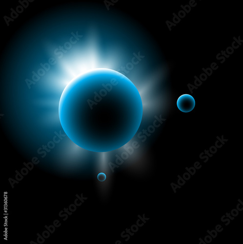 Space astronomic background