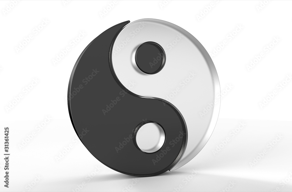 Computer rendering of a Yin Yang symbol Computer rendering of a Yin Yang symbol