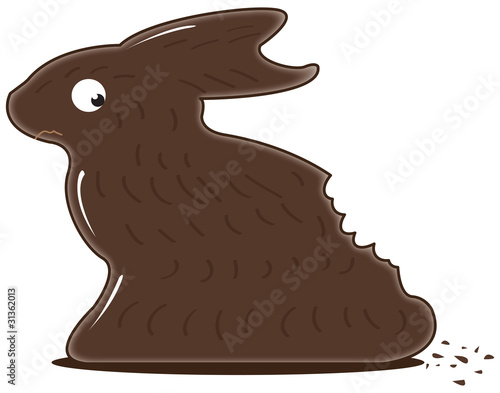 coniglio di cioccolato