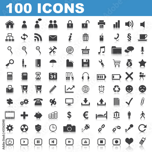 100 Web Icons