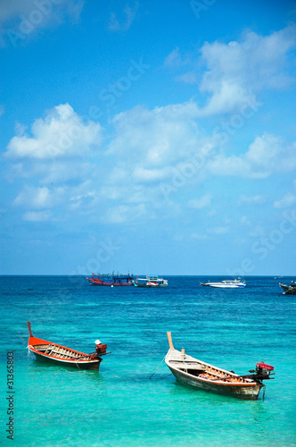 boat and beach of THAILAND © ton5524