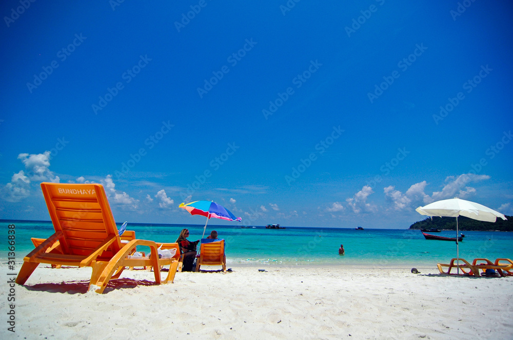 boat and beach of THAILAND