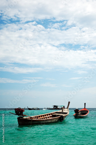 boat and beach of THAILAND