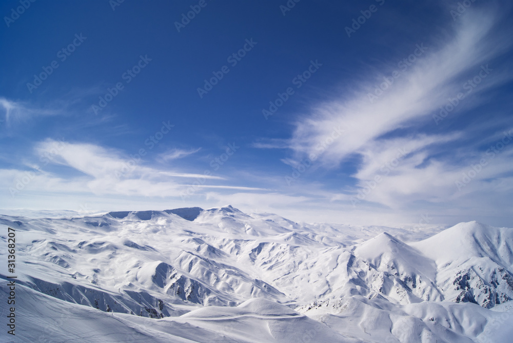 Obraz premium View from mountain Ejder