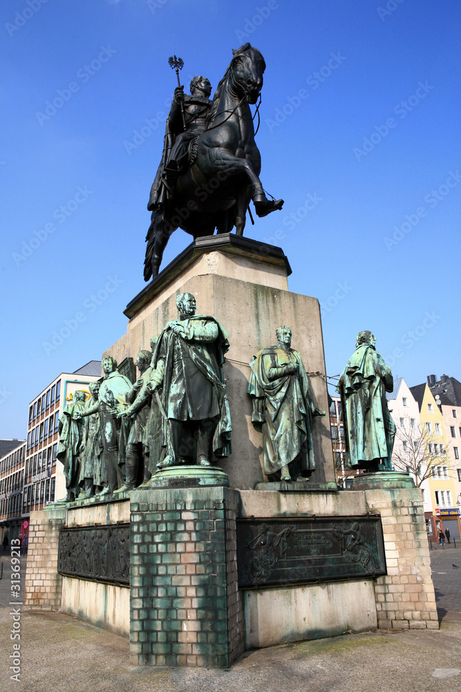 Reiterstandbild Fridrich Wilhelm III. auf dem Heumarkt
