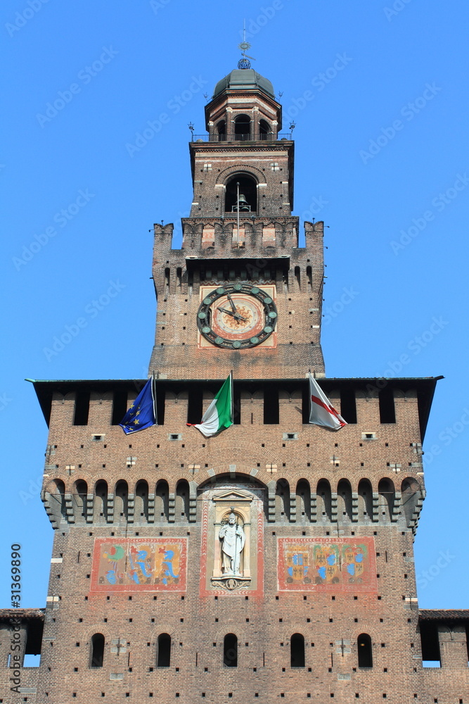 Torre Castello Sforzesco, Milano