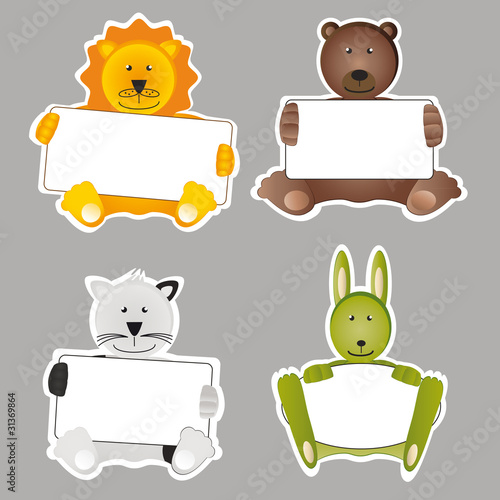 Animals label