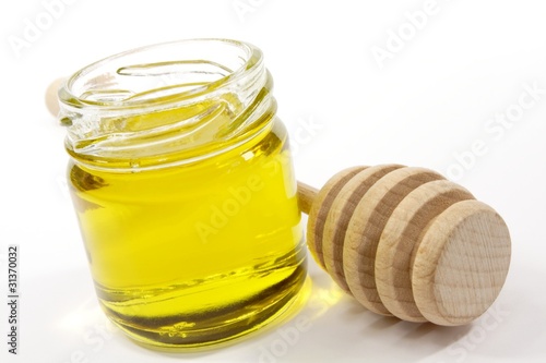 small jar of honey