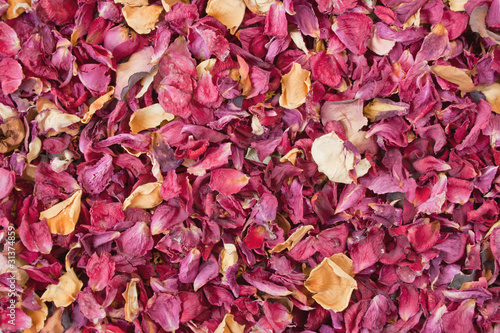 Dried petals