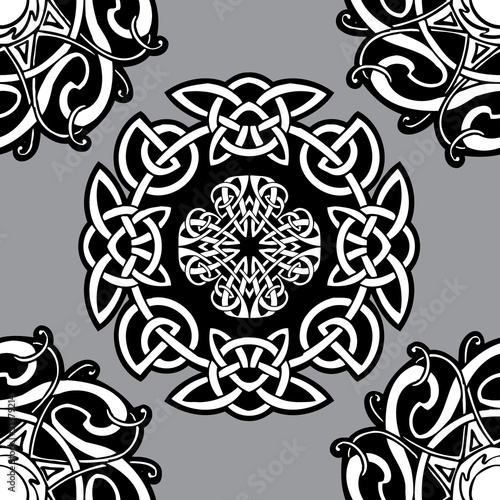 Celtic vector ornamental pattern.