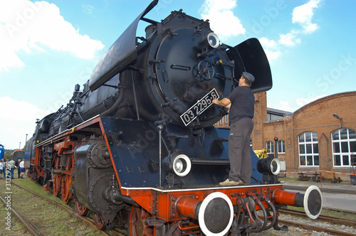 historische Lokomotive