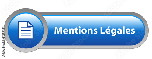 Bouton Web MENTIONS LEGALES (loi juridique conditions générales)