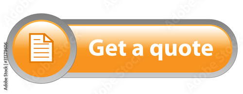 Orange "GET A QUOTE" Vector Web Button