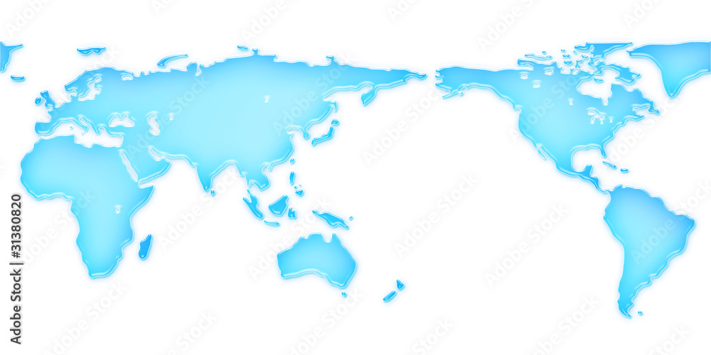 Obraz premium 世界地図