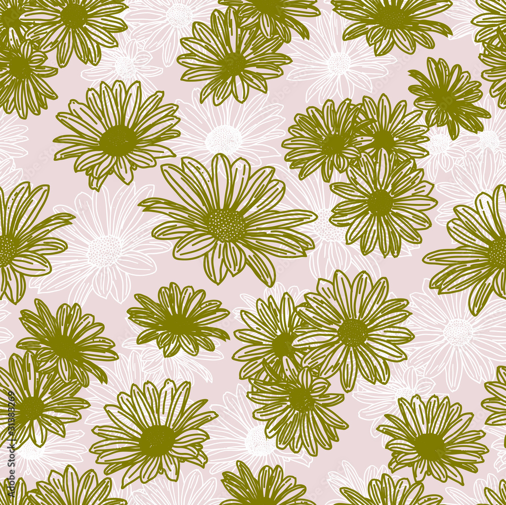 Vector flower seamless background Vector flower seamless background