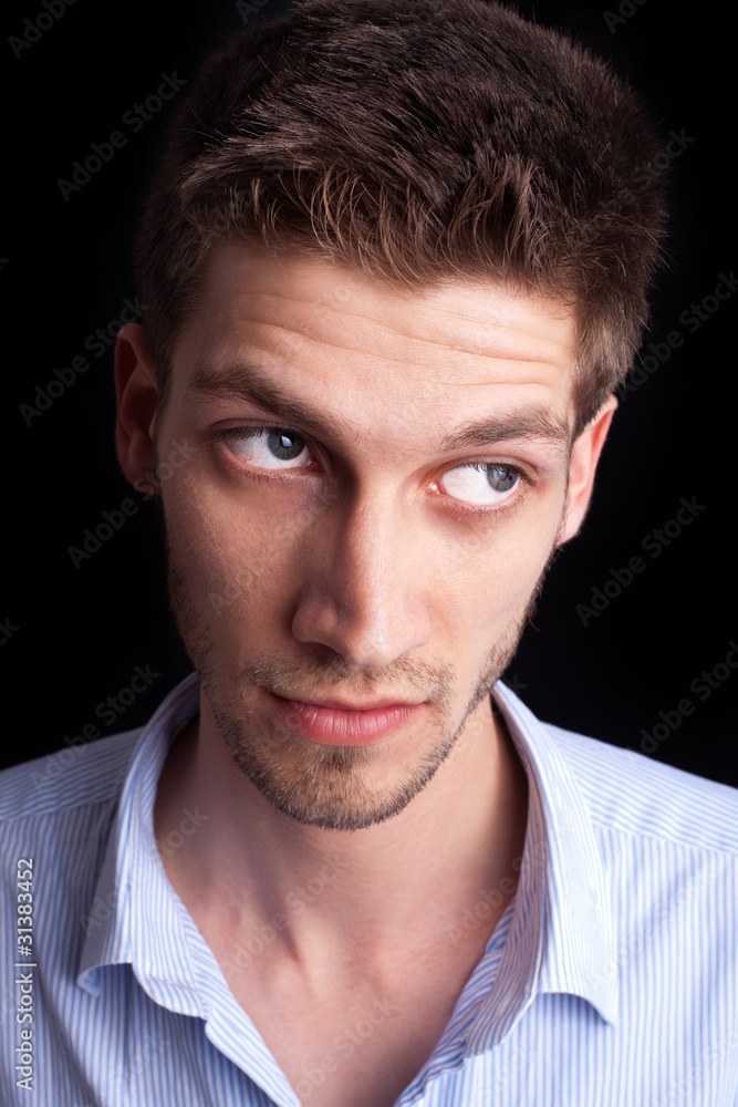 Obraz premium Close-up portrait of man