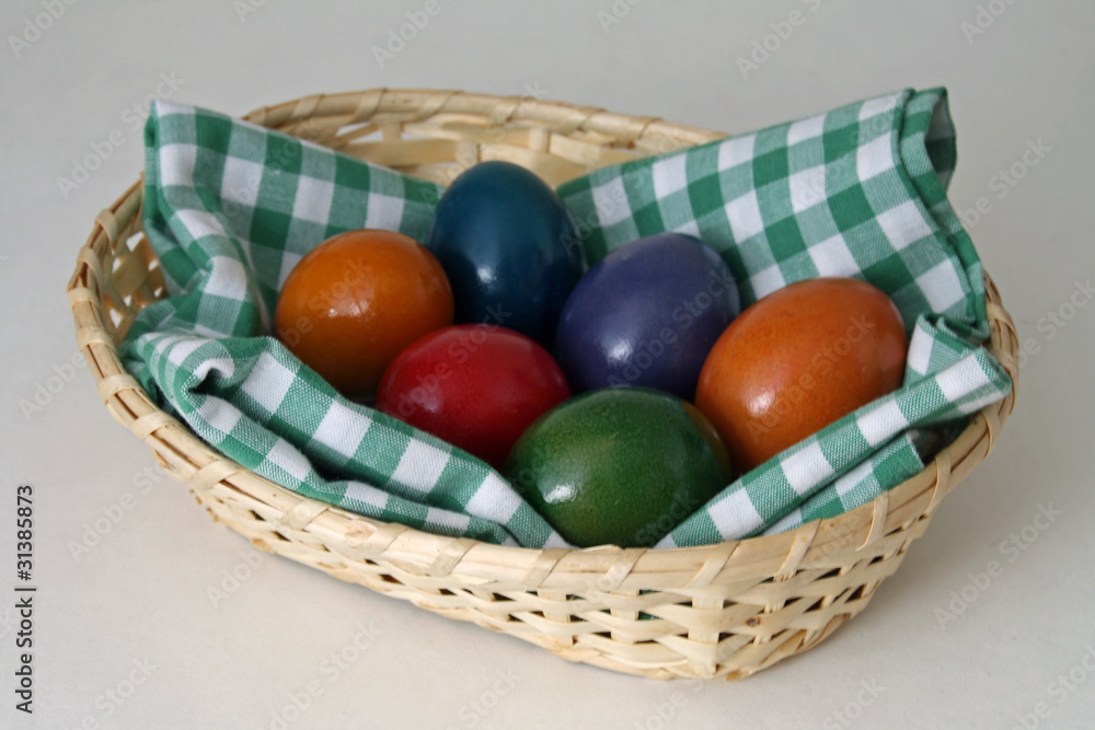 Eier im Korb Eier im Korb