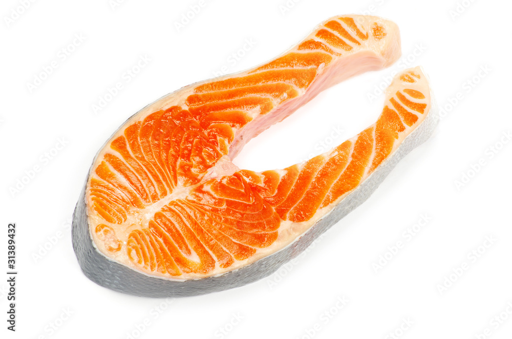 salmon steak salmon steak