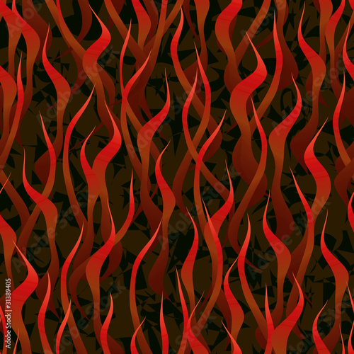 hell flame seamless background