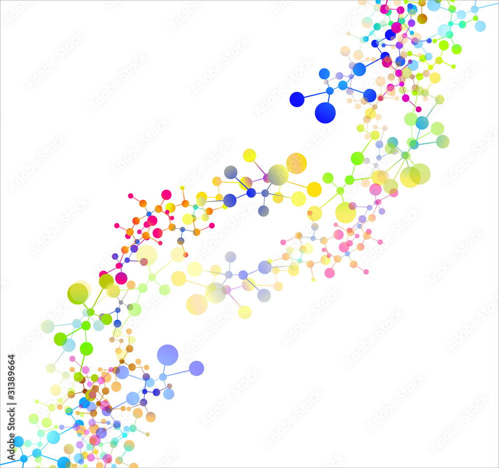 Molecule background Molecule background