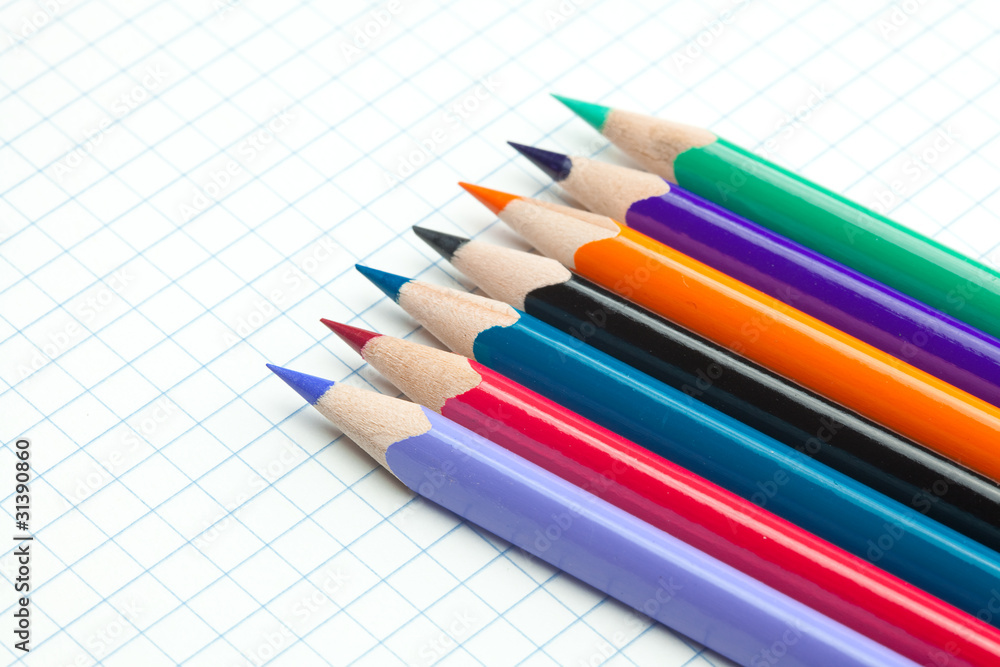 plaid notebook with a spiral and colored pencil plaid notebook with a spiral and colored pencil