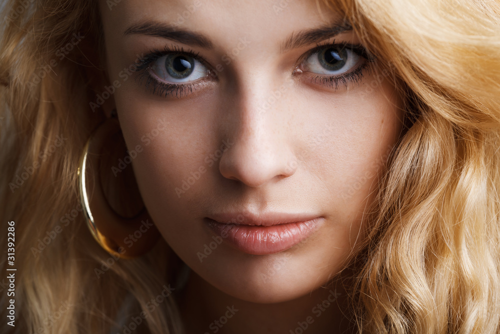 closeup portrait of beautiful lady closeup portrait of beautiful lady