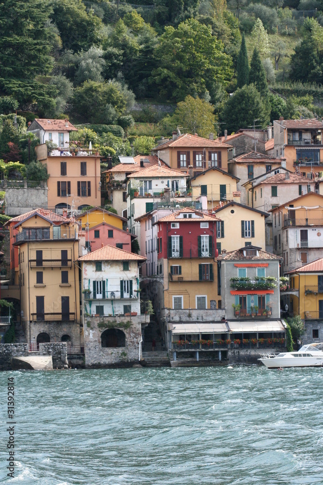 Varenna on Lake Como in Italy