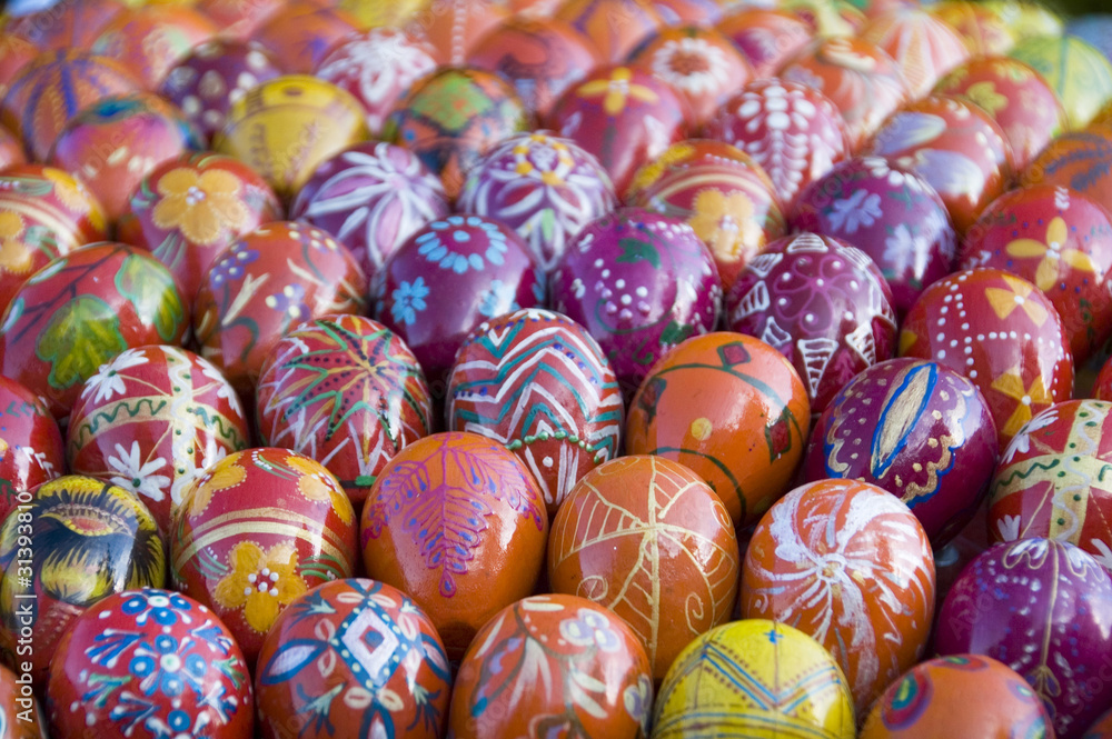 Festive Easter eggs, Festive Easter eggs,