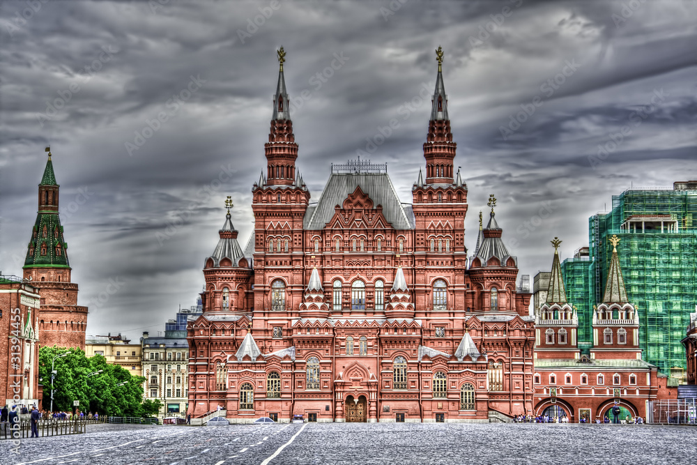 Fototapeta premium Russland, Moskau, Basiliuskathedrale (St. Basil Cathedral)
