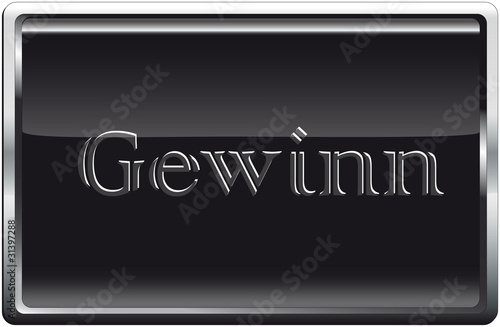 Blackbutton Gewinn grau